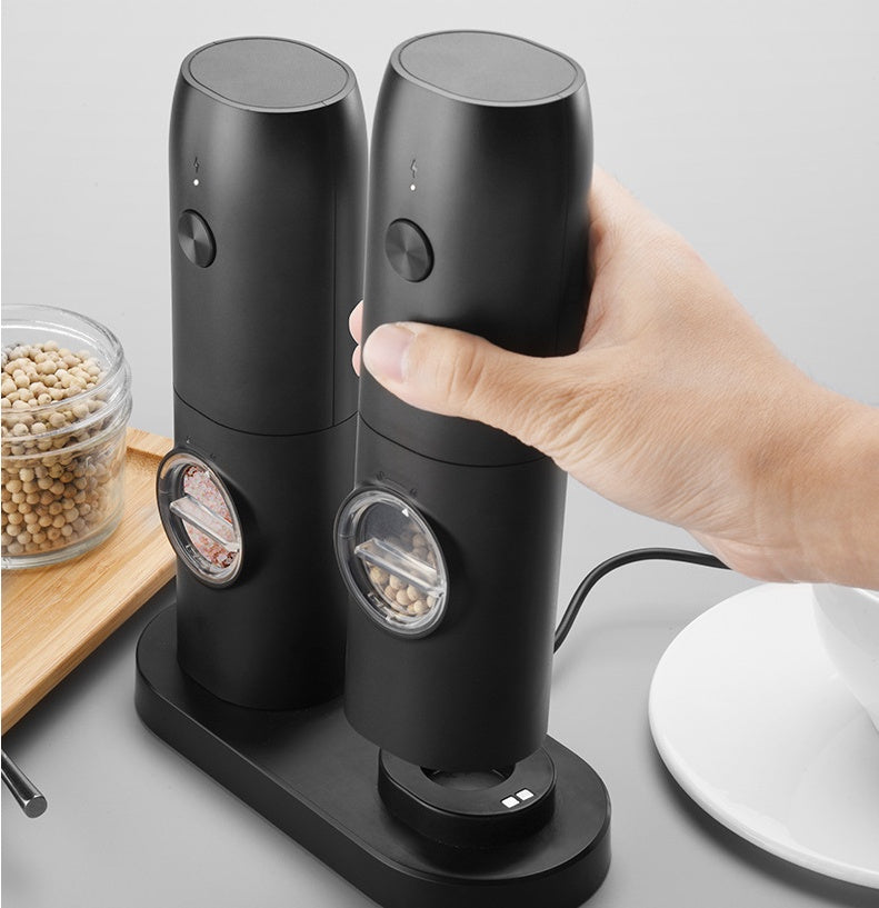 Electric Salt and Pepper with Base
