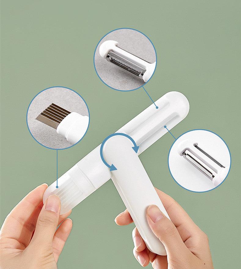 3-in-1 Rotary Peeler And Grater