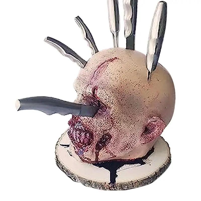 Skull Kitchen Knife Holder