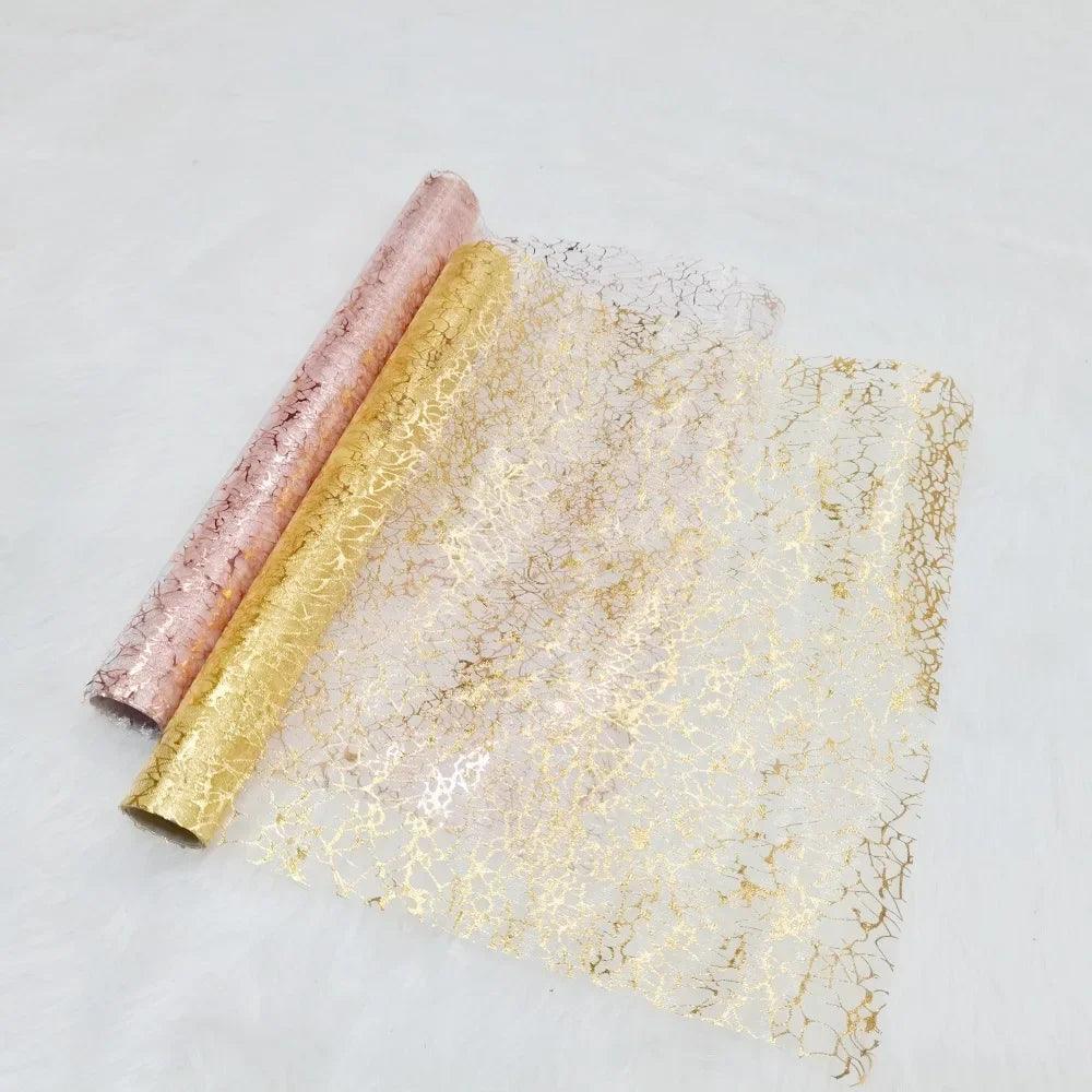 Gold Metallic Glitter Table Runner