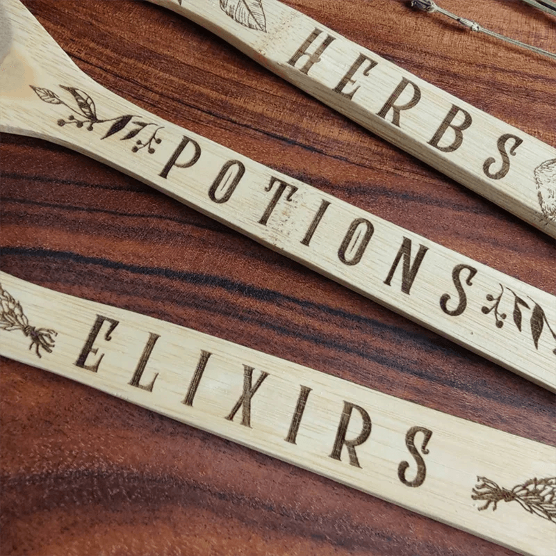 Set of 3 Halloween Kitchen Witch Decorative Spoons