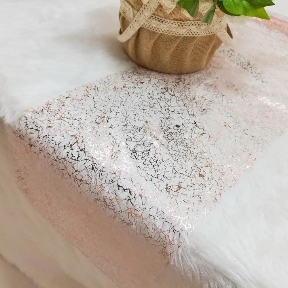 Gold Metallic Glitter Table Runner