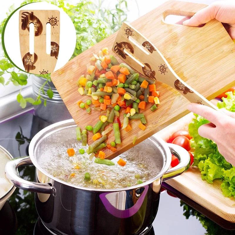 Festive Christmas Wooden Spoon Set