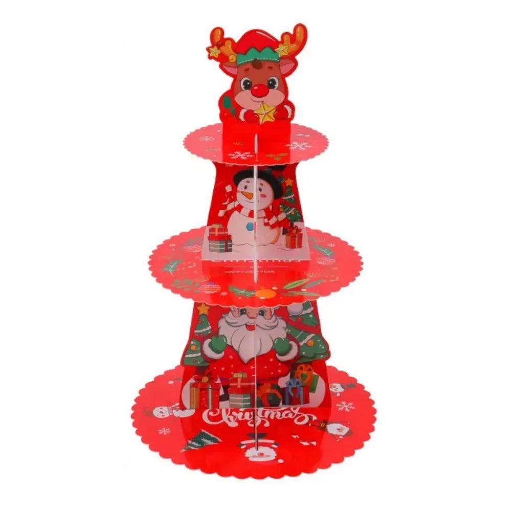 Merry Christmas Cupcake Stand