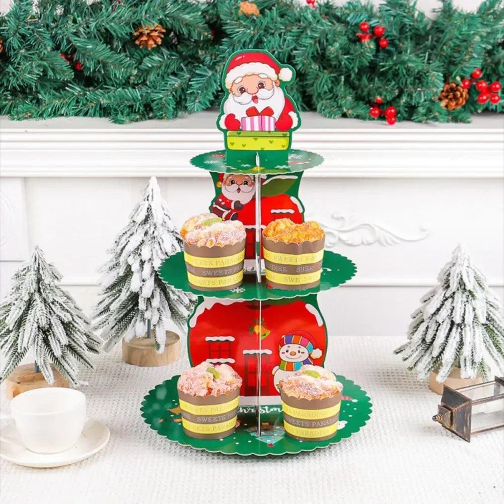 Merry Christmas Cupcake Stand
