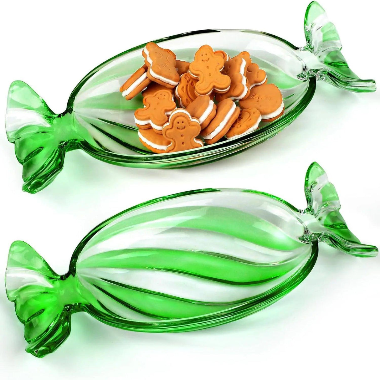 Festive Crystal Candy Bowl