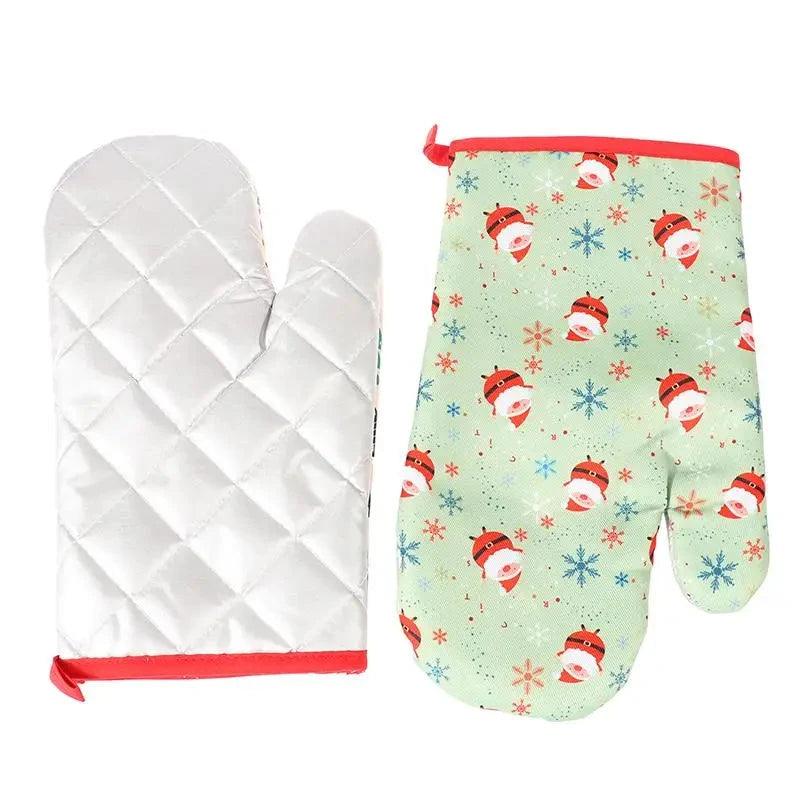Festive Oven Gloves
