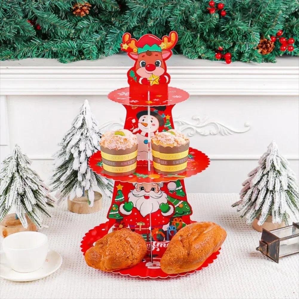 Merry Christmas Cupcake Stand