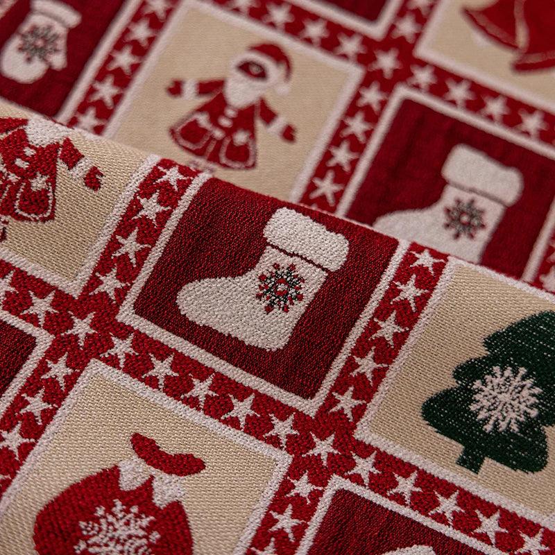 Christmas Cotton Jacquard Table Runner