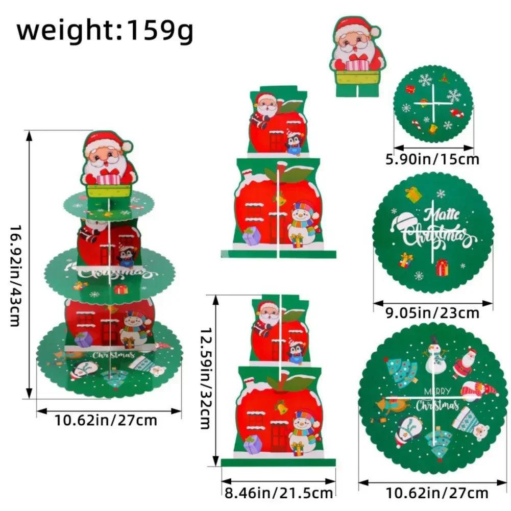 Merry Christmas Cupcake Stand