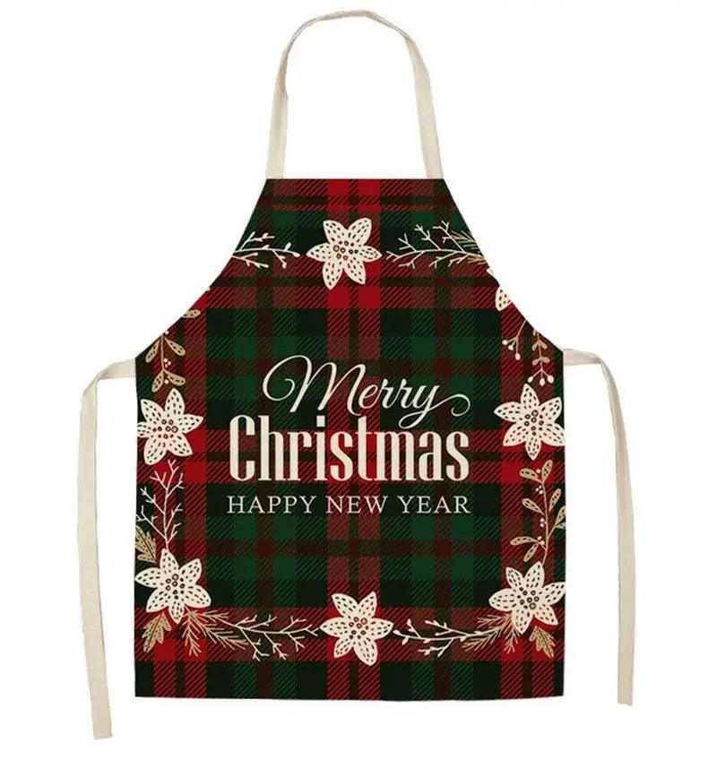 Festive Lattice Kitchen Apron