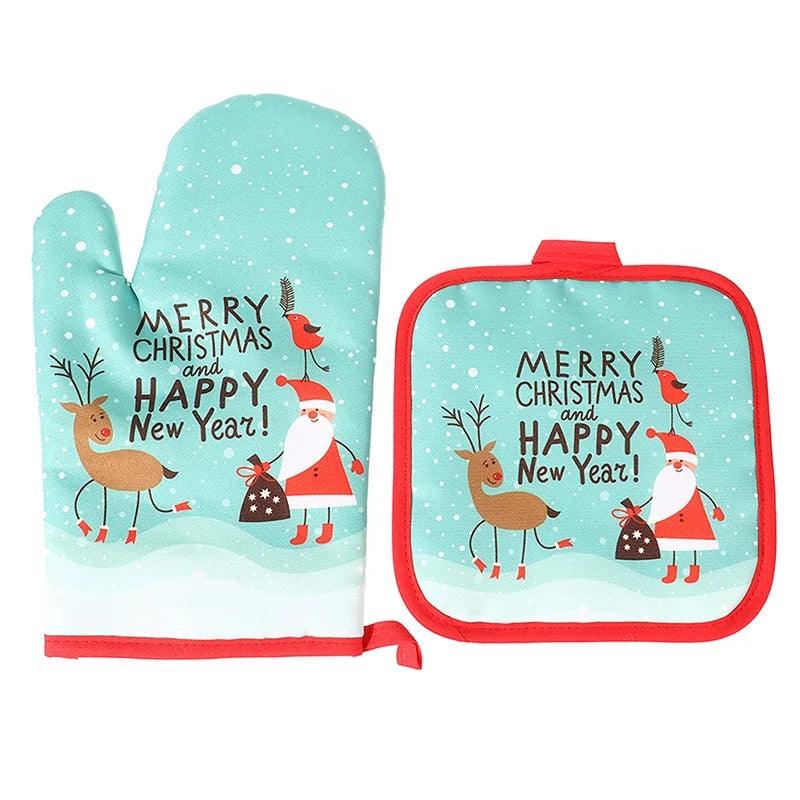 Festive Oven Gloves