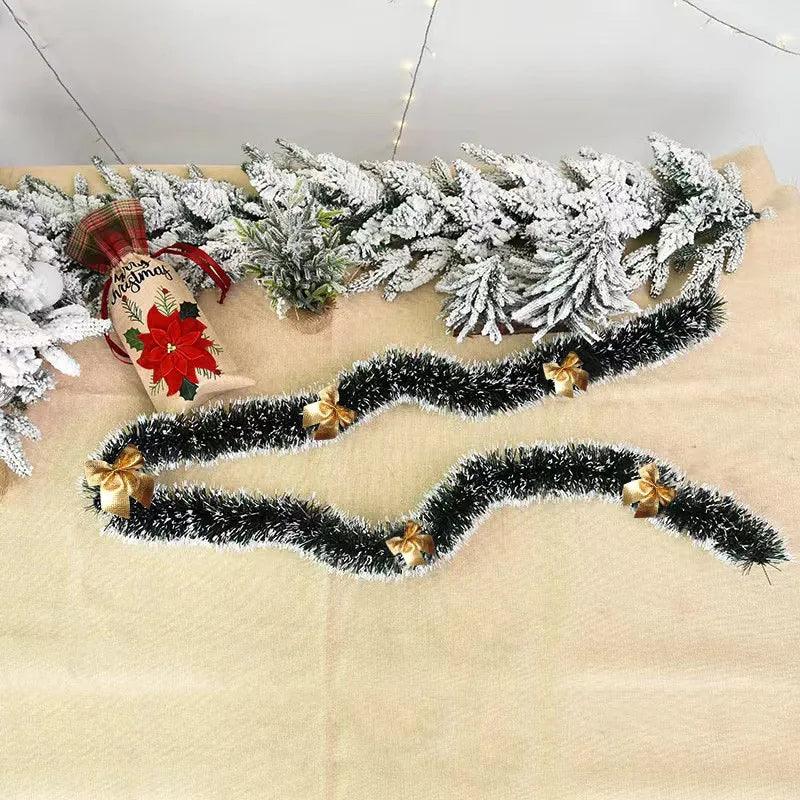 Festive 2-Meter Christmas Ribbon Garland