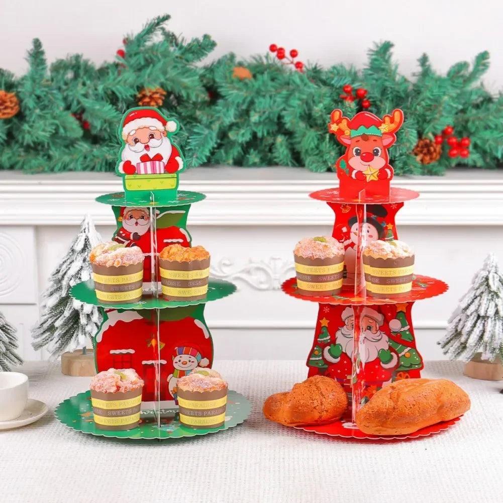 Merry Christmas Cupcake Stand