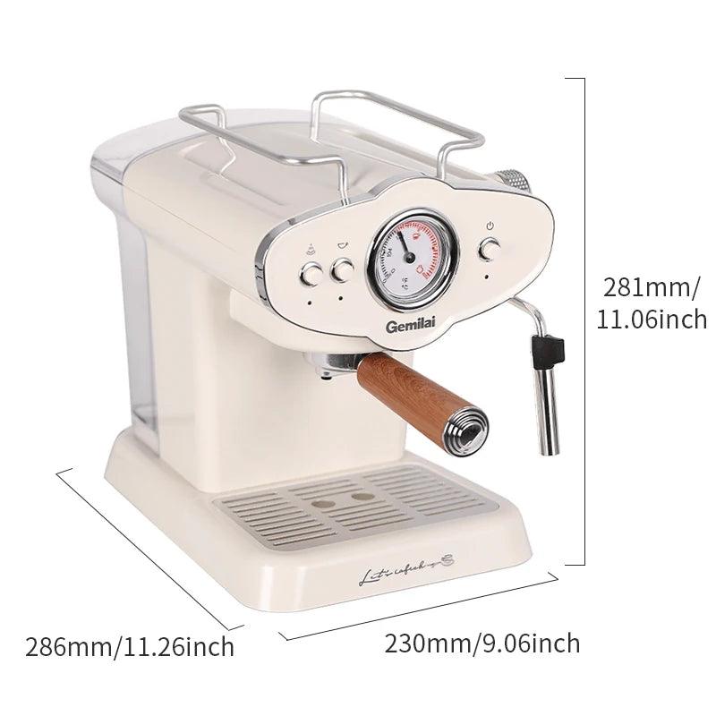 Gemilai Semi-automatic Espresso Machine - Epic Kitchen Finds