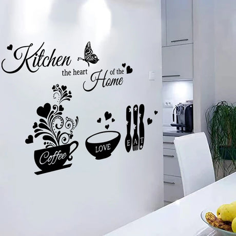 Knife and Fork Self-Adhesive Kitchen Wall Sticker