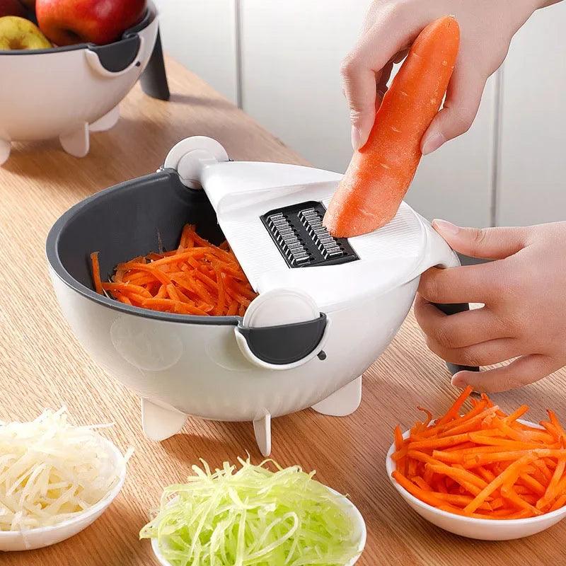 Vegetable Slicer, Strainer and Bowl - Epic Kitchen Finds