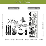 Knife and Fork Self-Adhesive Kitchen Wall Sticker