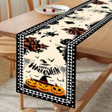 Happy Halloween Pumpkin & Ghost Table Runner