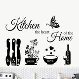 Knife and Fork Self-Adhesive Kitchen Wall Sticker