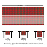 Red Scottish Tartan Plaid Christmas Table Runner