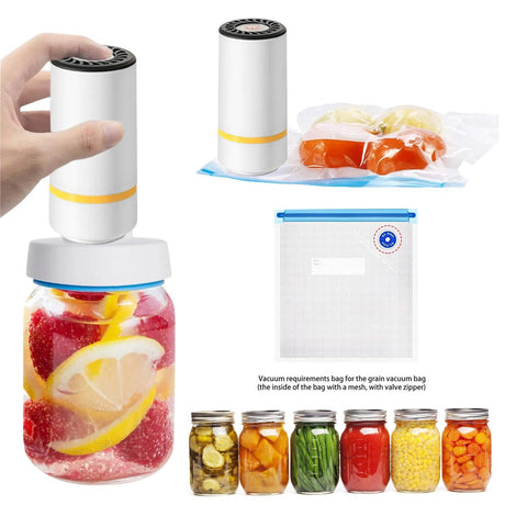 Universal Mason Jar Vacuum Sealer