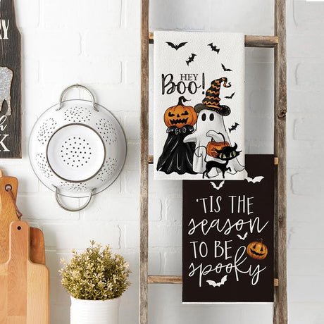 Hey Boo Halloween Kitchen Towel