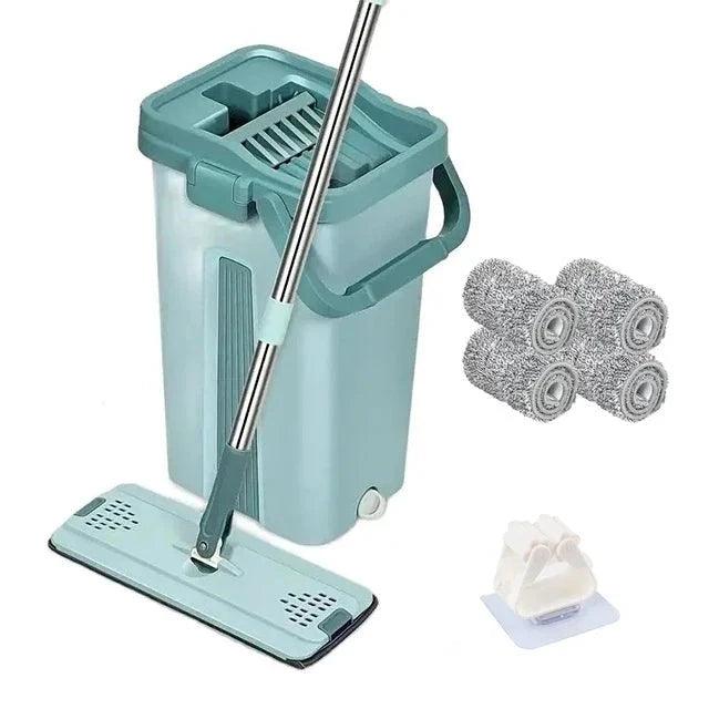 Flat Squeeze Mop with Bucket - Epic Kitchen Finds