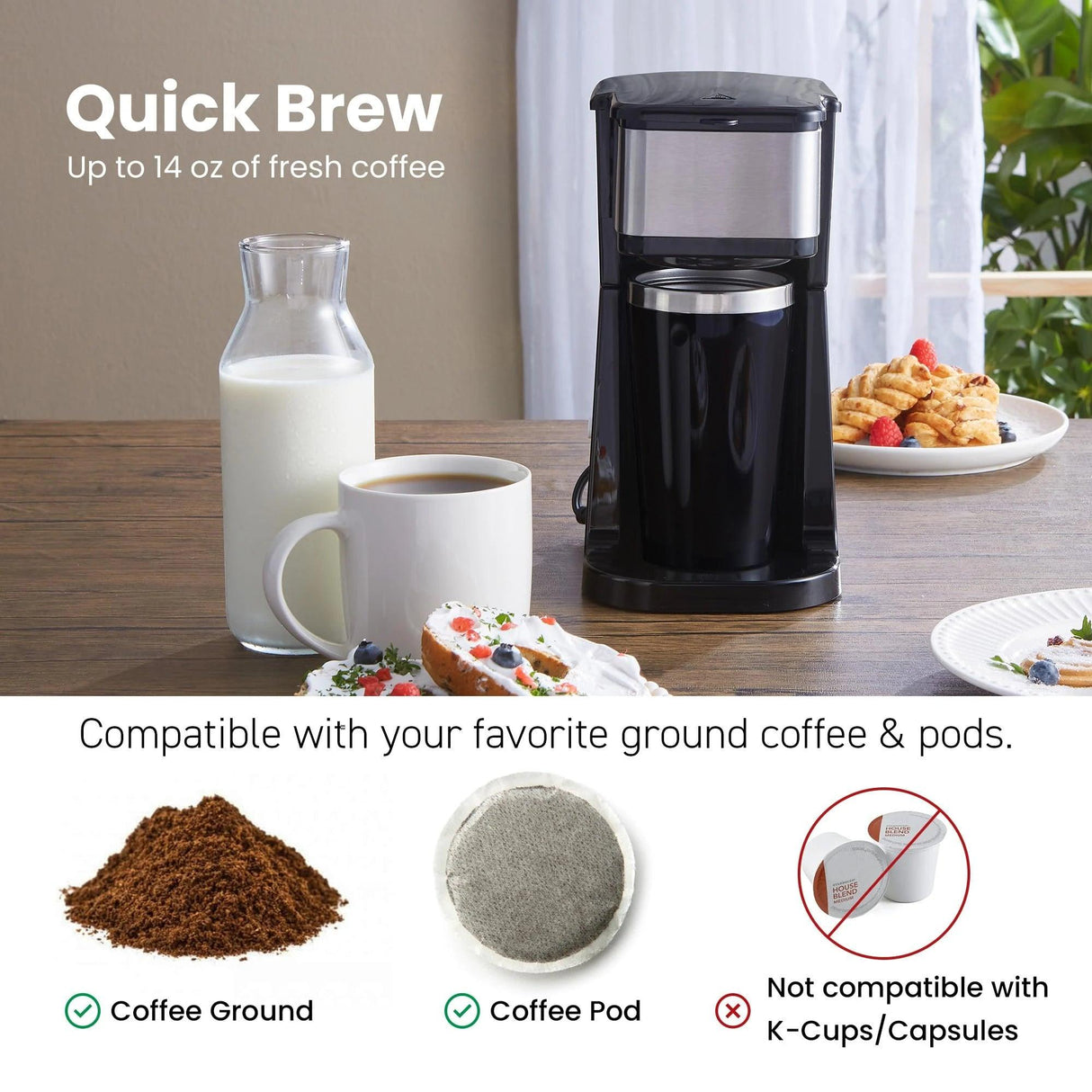 Italian Coffee Maker + Travel Mug - Epic Kitchen Finds