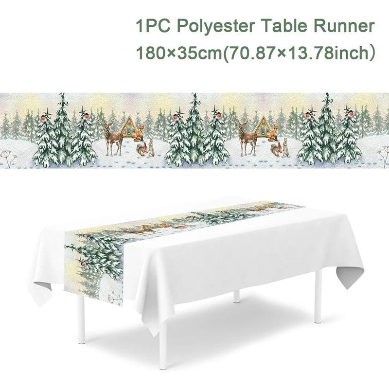 Christmas Polyester Table Runner