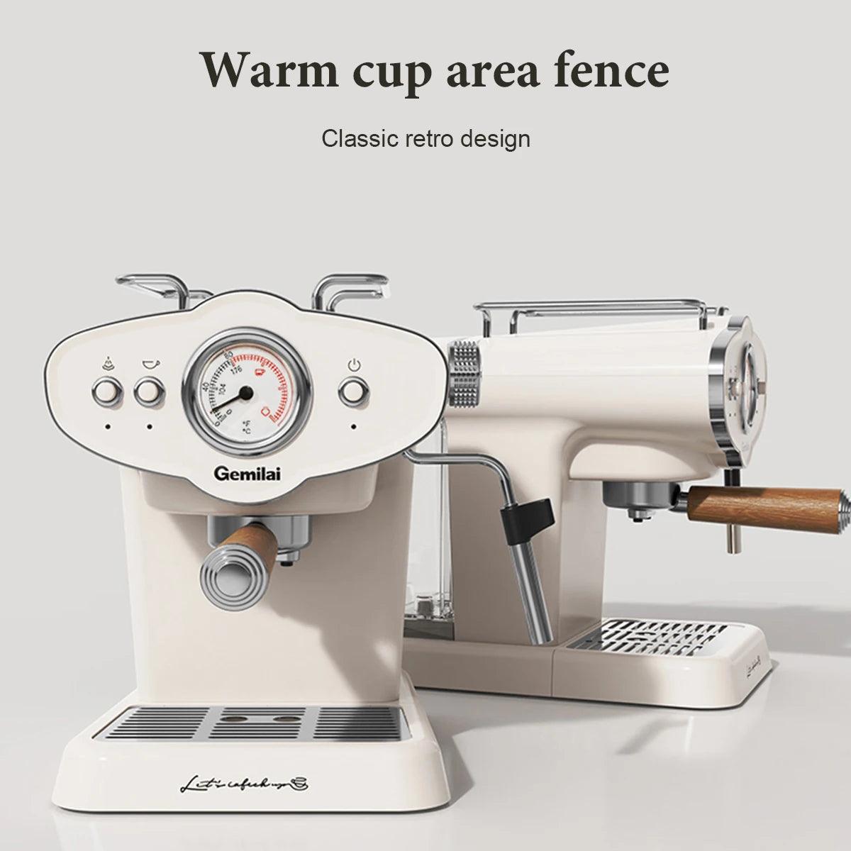 Gemilai Semi-automatic Espresso Machine - Epic Kitchen Finds