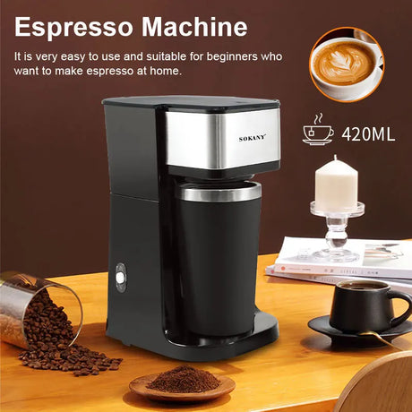 Italian Coffee Maker + Travel Mug