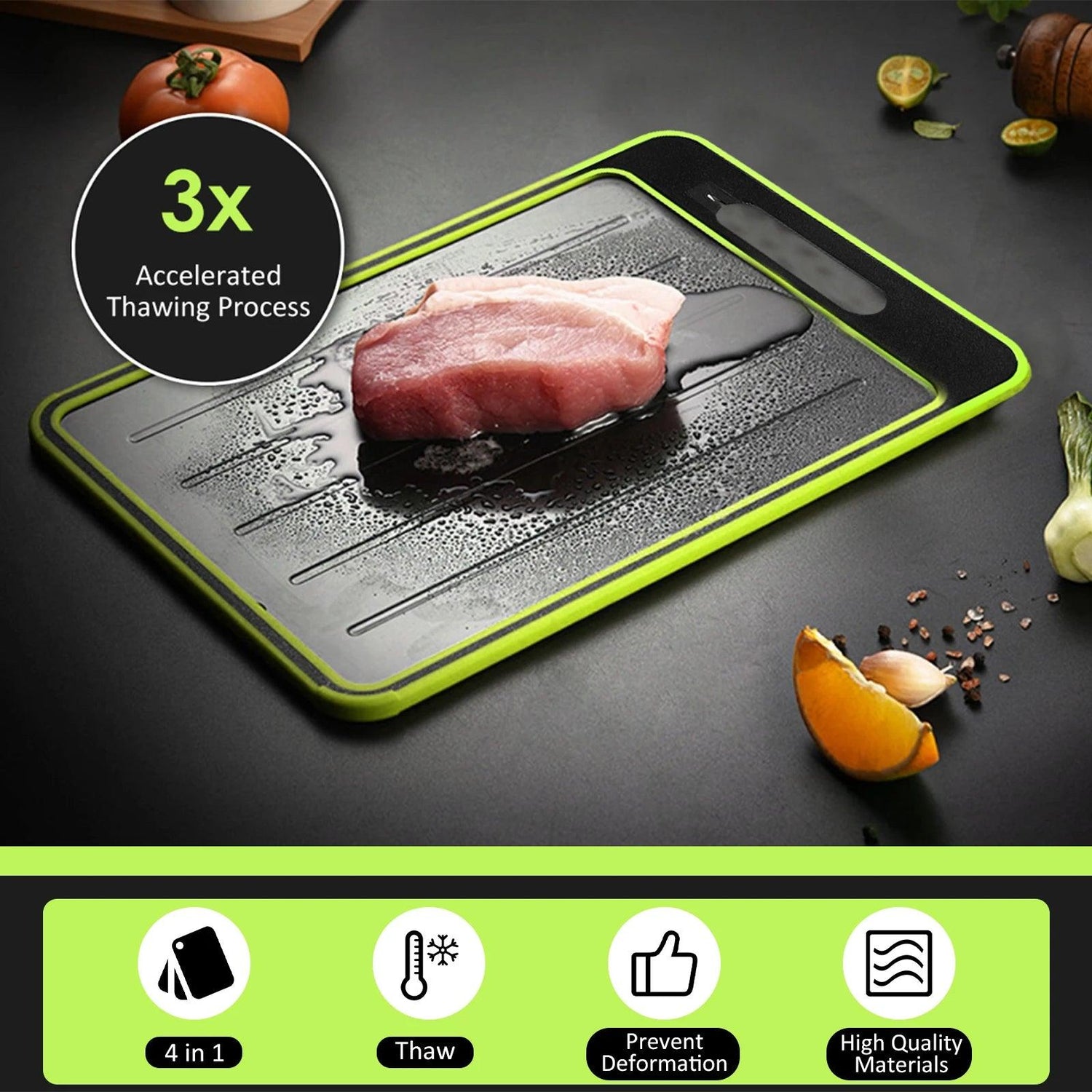 SwiftThaw Pro Cutting Board Ensemble - Epic Kitchen Finds