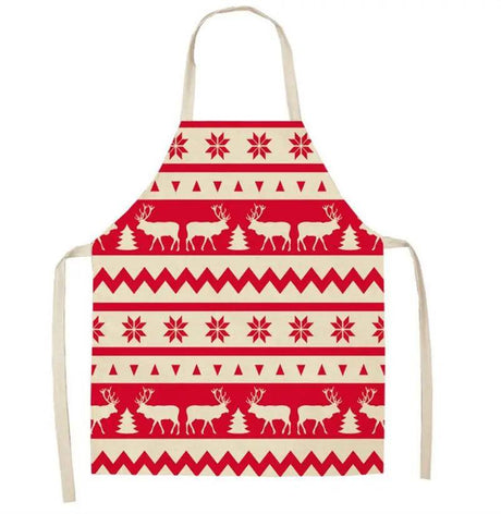 Festive Lattice Kitchen Apron