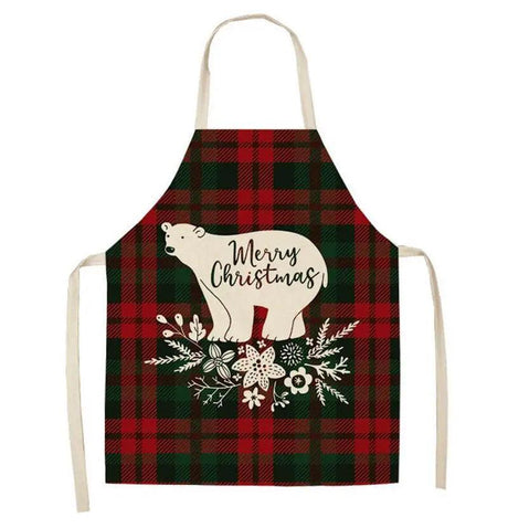 Festive Lattice Kitchen Apron