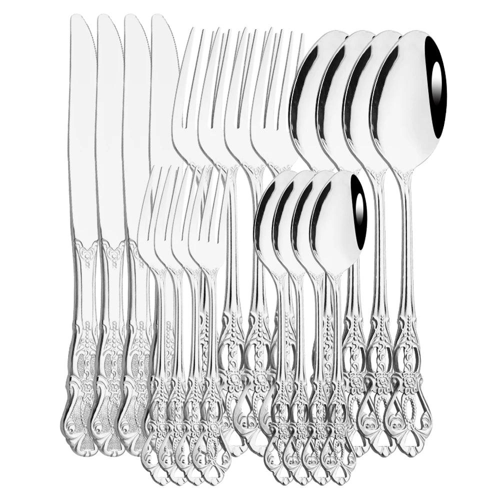 Elegant Feast Silverware Essentials - Epic Kitchen Finds