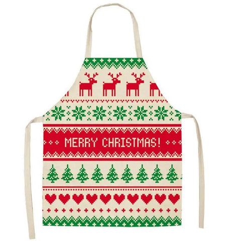 Festive Lattice Kitchen Apron