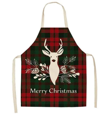 Festive Lattice Kitchen Apron