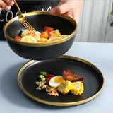 Gilt Rim Elegance Plate Collection - Epic Kitchen Finds