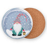 Festive Gnome Cork Coaster Set