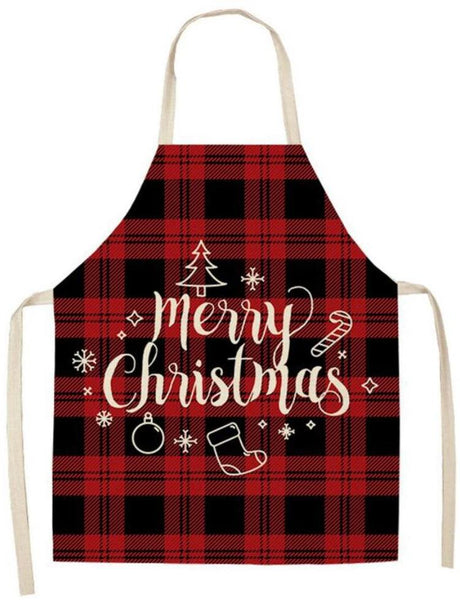 Festive Lattice Kitchen Apron