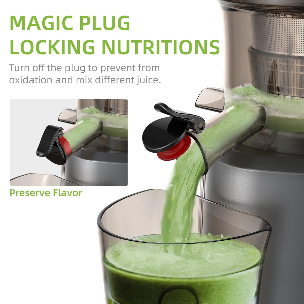 JuiceEase Wide Chute Masticator - Epic Kitchen Finds