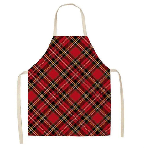 Festive Lattice Kitchen Apron