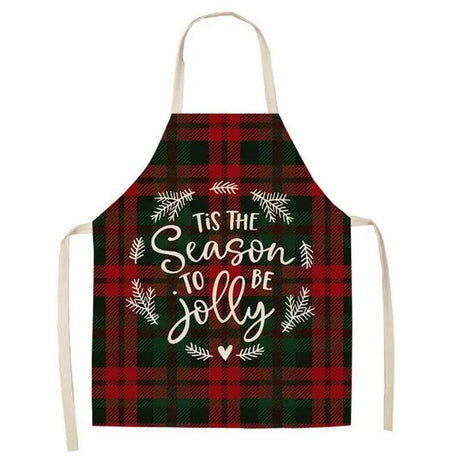 Festive Lattice Kitchen Apron