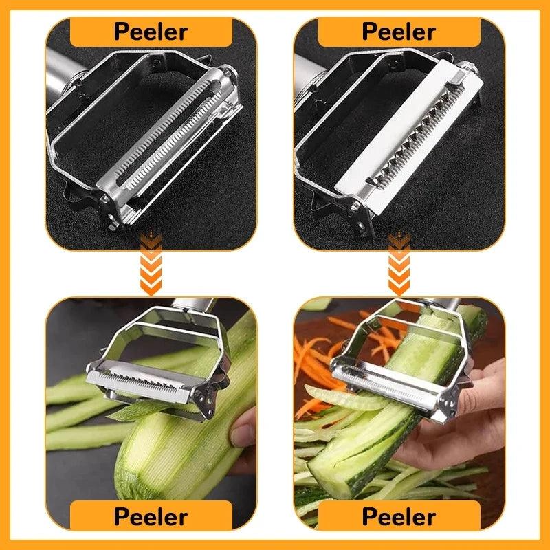 Chef's Multifunctional Stainless Peeler