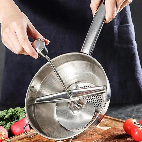 Gourmet Master Stainless Steel Food Mill - Epic Kitchen Finds