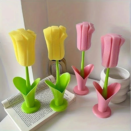 Flower Cactus Sponge Brush